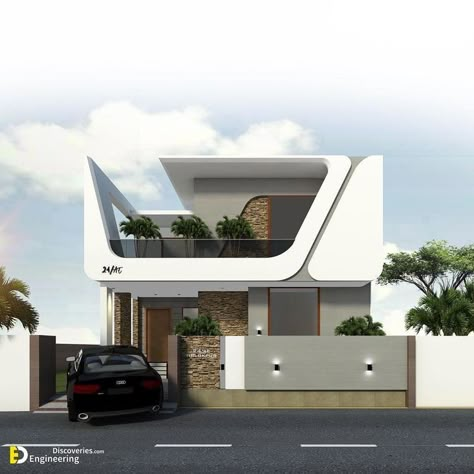 Luxury House Design, 2 Storey House Design, House Outer Design, Small House Front Design, Modern Small House Design, House Design Ideas, Small House Design Exterior, Small House Elevation Design, Latest House Designs