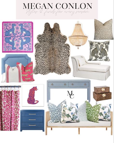 Funky Mood Board, Crafting She Shed, Leopard Print Room, Edgy Rooms, Leopard Print Bedroom, Leopard Bedroom, Desert Boho, Flex Space, Preppy Bedroom