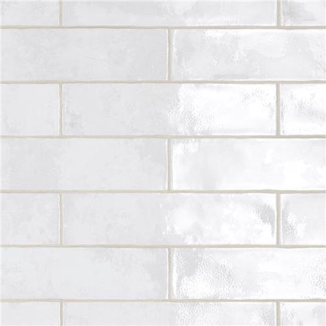 Show details for Biarritz White 3"x12" Ceramic Wall Subway Tile White Subway Tiles Kitchen Backsplash, White Subway Tile Kitchen, Subway Tile Backsplash Kitchen, White Tile Backsplash, Fireplace Facade, White Wall Tiles, Indoor Tile, La Life, Beige Ceramic