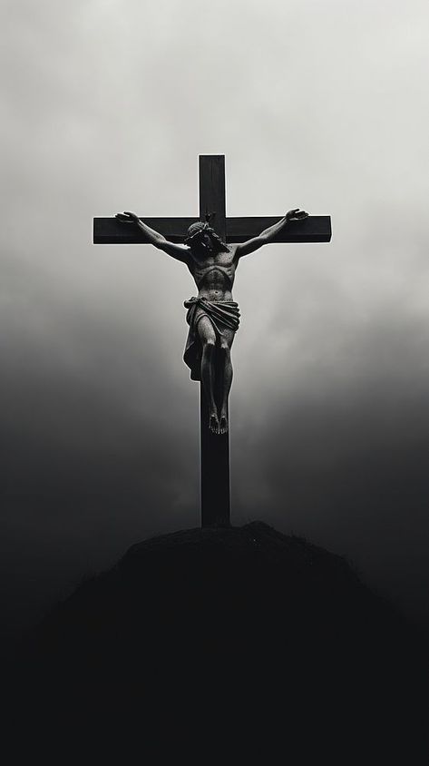 Photography of jesus cross crucifix symbol spirituality. | premium image by rawpixel.com Jesus On The Cross Wallpaper Iphone, Iphone God Wallpaper, Crosses Wallpaper Backgrounds, Jesus Crucified Wallpaper, The Cross Aesthetic, Wallpaper Katolik, Juses Christ Wallpaper Hd, Cool Jesus Wallpaper, Cold Wallpaper Iphone