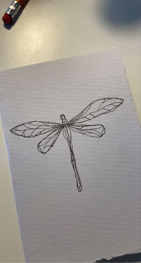 Dragonfly Tattoo Inner Arm, Dragon Flies Tattoos, Journal Drawings, Minimal Tattoos, Fish Tattoo, Dragonfly Tattoo, Shirt Diy, Sketches Tutorial, Dainty Tattoos