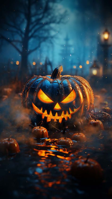 Halloween Pumpkin Wallpaper - iPhone Wallpapers Halloween Pumpkin Wallpaper, Scary Halloween Wallpaper, Cute Halloween Wallpaper, Wallpaper Iphone 12, Spooky Halloween Pictures, Pumpkin Wallpaper, Aesthetic Walls, Autumn Wallpaper, Wallpaper Halloween