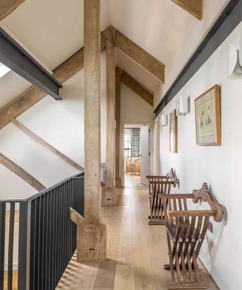 Barn conversion by interior designer Samantha Todhunter | Country Stable Conversion Interiors, Listed Building Interior, Modern Barn Conversion Interiors, Steading Conversions, Contemporary Cottage Interiors, Modern Barn Interior, Stone Barn Conversion, Modern Barn Conversion, Barn Conversion Kitchen