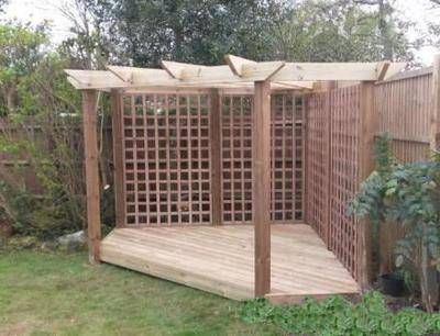 Triangular Pergola Ideas, Corner Arbor Ideas, Corner Gazebo Ideas Backyard, Small Garden Pergola Ideas, Corner Gazebo Ideas, Corner Arbor, Triangular Pergola, Corner Pergola Ideas, Garden Pergola Ideas