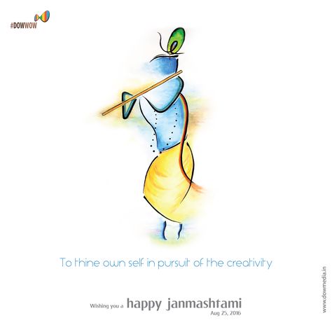 Krishna Penting Images, Radhakrishna Simple Drawing, Janmashtami Sketch, Janmashtami Pics, Happy Janmashtami Drawing, Happy Janmashtami Creative, Janmashtami Post, Janmashtami Creative, Spiritual Watercolor