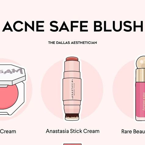 Savanna Boda on Instagram: "🎀 acne safe blush 🎀

what products should I do next?
🎀 concealer 
🎀 setting powder
🎀 bronzer 
🎀 setting spray" Acne Safe Powder, Safe Makeup, Powder Bronzer, Setting Spray, Setting Powder, Bronzer, Concealer, Blush, Spray