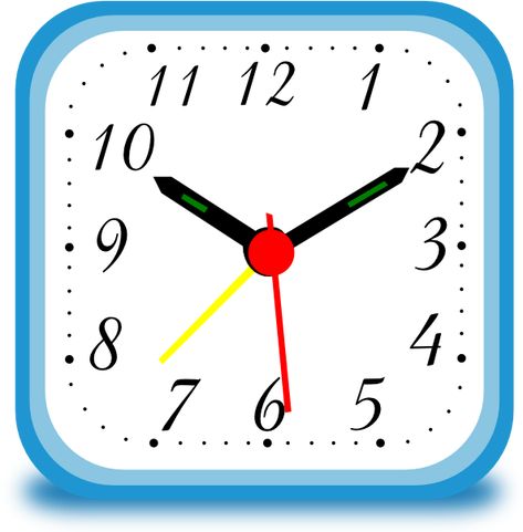 Bike Delivery, Clock Clipart, Office Drawing, Square Clock, Square Clocks, English For Beginners, Nice Meeting You, Clock Alarm, Free Clipart Images