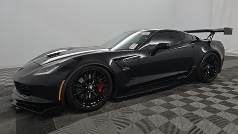 At Vicari's Upcoming Biloxi Fall, 2024 Auction, is Lot:S944 – a 2019 CHEVROLET CORVETTE GRAND SPORT PREFERRED 2LT – Body:2 DOOR COUPE Exterior:BLACK  Interior:BLACK Transmission:AUTOMATIC AUTOMATIC  Engine:V8, 6.2L; OHV 16V; H Corvette Grand Sport, Glass Roof, Car Auctions, Chevrolet Corvette, Fall 2024, Black Interior, Classic Cars, Auction, Exterior