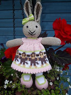 Monkey Dress, Julie Williams, Knit Dress Pattern, Little Cotton Rabbits, Initial A, Bunny Rabbits, Design Essentials, Knit In The Round, Dress Crafts