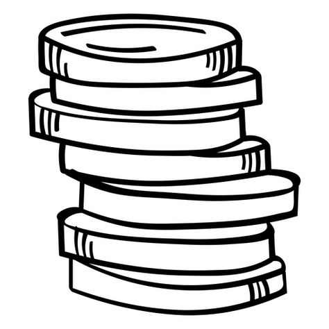 Money finance stacked coins icon PNG Design Coin Icon, Clipart Black And White, Bullet Journaling, Design Ad, Png Design, Art Acrylic, Svg Design, Vector Graphics, Png Image