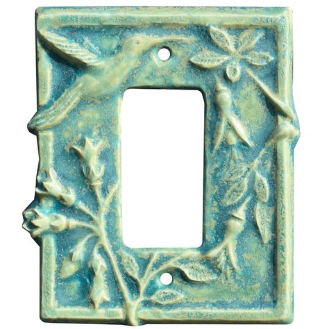 THESE ARE MADE TO ORDER. I DO NOT HAVE THEM IN STOCK. As soon as I receive your order I start the process of making them. * RECESSED on the back to fit properly * SCREWS come with plate * LARGER than the standard plastic plates view more COLORS available at : www.HoneybeeCeramics.com Ceramic Light Switch, Aqua Stone, Caravan Interior, Switch Socket, Light Switches, Gaming Room Setup, Light Switch Cover, Light Switch Plates, Room Setup