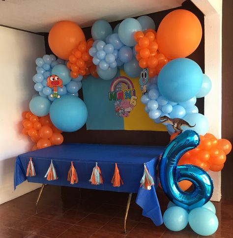 Gumball And Darwin Birthday Party Ideas, Amazing World Of Gumball Party Ideas, The Amazing World Of Gumball Birthday Party Ideas, The Amazing World Of Gumball Party, The Amazing World Of Gumball Birthday, Gumball Birthday Party Ideas, Gumball Party, Adventure Birthday Party, Kitten Birthday Party