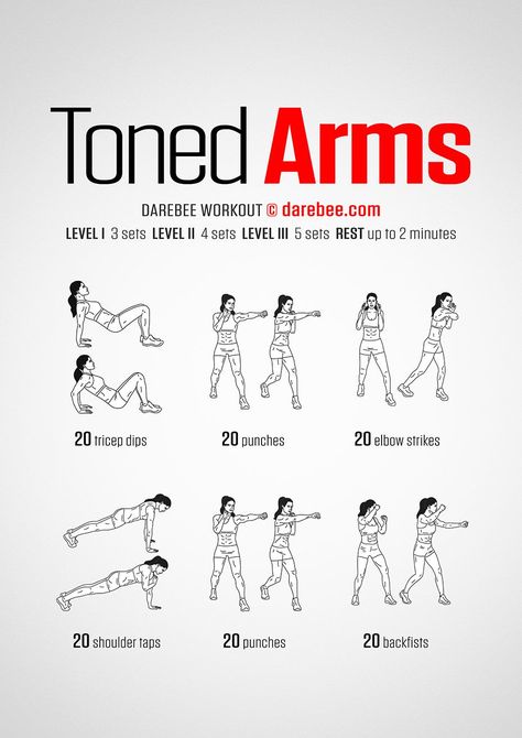 Toned Arms Workout - UPPER STRENGTH Toned Arms Workout, Workout Morning, Tone Arms Workout, Arm Workout Women, Arms Workout, Lose Arm Fat, Cardio Workout At Home, Arm Fat, Toned Arms