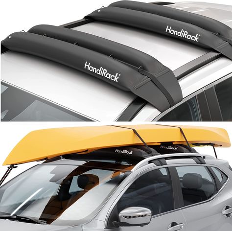 This versatile and portable rack allows you to transport your gear with ease. Simply inflate, attach it to your vehicle's roof, and secure your equipment for a hassle-free journey. Perfect for kayaks, surfboards, and more. 🌄🌊 #InflatableRoofRack #OutdoorAdventures #PortableDesign #GearTransportation #EasyInstallation #VersatileUse #TravelEssentials #RoofRack #OutdoorGear #AdventureAwaits #ConvenientStorage #ExploreMore #TravelLight #OutdoorEnthusiast #RoadTripping #GearTransport Kayak Car Rack, Kayak Rack For Car, Kayak Roof Rack, Car Roof Racks, Bar Rail, Kayak Rack, Kayak Boats, Cargo Rack, Roof Racks