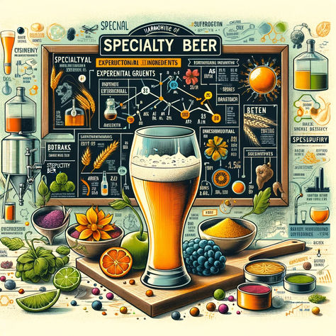 Let me tell you about the wonderful world of specialty beers. These are beers that go beyond the typical lagers and ales, brewed with unique ingredients and processes to create complex, flavorful brews. The specialty beer category covers a wide range of styles. One popular type is Belgian beer. These beers from Belgium often have fruity, spicy flavors thanks to yeast strains like Abbey ale yeast. Abbey Ale, Michelob Ultra Beer Poster, Beer Ingredients, Belgian Ale, Specialty Beer, Beer Pairing, Germany Beer, Castle Lite Beer, Belgian Beer