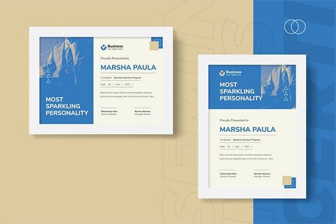 Certificate Design Inspiration, Awards Certificates Design, Study Planner Free, Desain Ux, Create Certificate, Certificate Award, Minimalist Poster Design, Certificate Of Achievement Template, Free Certificate Templates