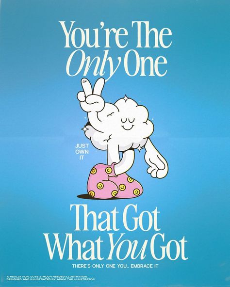 You’re The Only One That Got What You Got. I heard this the other day from an Alicia Keys Interview and I really wanted to make a piece… | Instagram You Are The Only One, You Got This, 2024 Design Trends, Retro Style Art, Trendy Shirt Designs, Cute Inspirational Quotes, Trend 2024, Retro Graphics, Trending Songs