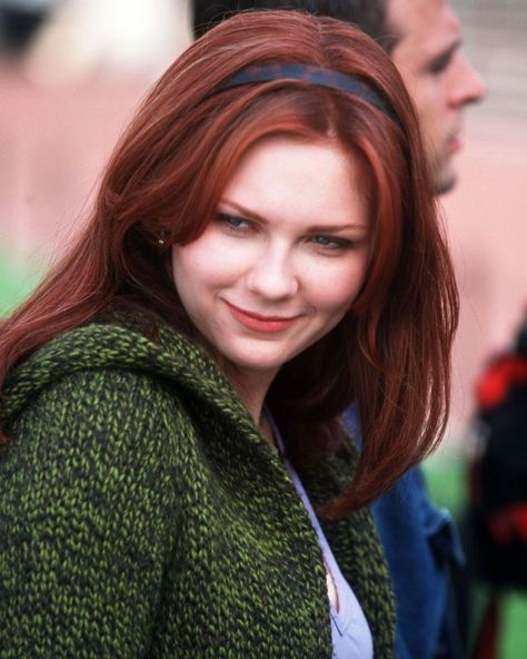 Jane Watson, Mary Jane Watson, Kirsten Dunst, Red Hair, Spiderman, Green, Red, Hair