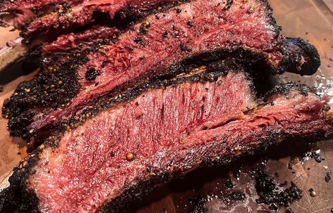 Smoked Pastrami Dino Ribs Smoked Pastrami, Beef Plate Ribs, Picnic Roast, Homemade Rubs, Pork Rub, Smoked Ribs, Smoked Brisket, Smoked Chicken, Smoked Food Recipes