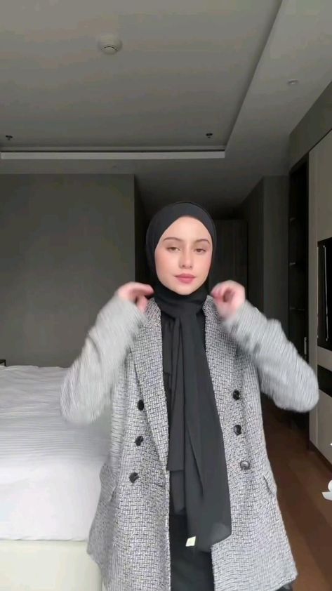 Style Hijab Simple, Hijab Turban Style, Street Hijab, Simple Hijab Tutorial, Estilo Hijab, Stile Hijab, Simple Hijab, Modern Hijab, Street Hijab Fashion