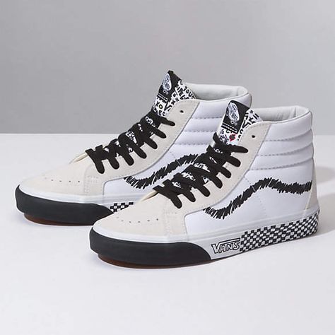 Vans Boots, Vans Shoes Fashion, Vans Sk8 Hi Reissue, Sneakers Box, Tenis Vans, Kicks Shoes, Sneakers Vans, Shoes Vans, Vans Sk8 Hi