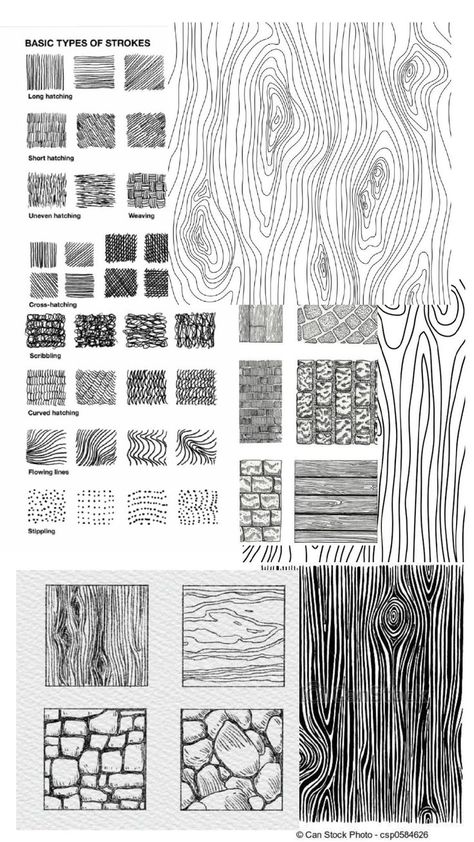 Line art drawings of brick and wood effect Interior Architecture Drawing, Creative Arts And Crafts, Doodle Art Designs, Sketch Painting, Plant Art, Pen Art, Wood Patterns, Drawing Tips, Arts And Crafts For Kids