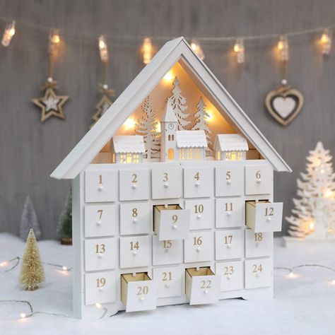 Advent Calendars For Adults, Avent Calendar, Advent Calendar House, Advent House, Star Wars Advent Calendar, Christmas Advent Calendar Diy, Wooden Advent Calendar, Advent Calendars For Kids, Advent Calenders