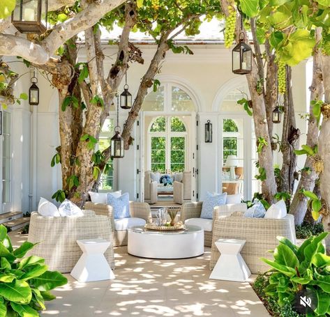 Janus Et Cie, Palm Beach Style, Casas Coloniales, Luxury Furniture Brands, Florida Home, Outdoor Rooms, Pool House, Backyard Patio, Summer House