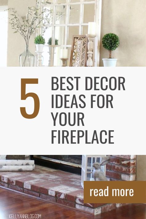 how to decorate around a fireplace How To Decorate A Floating Mantle, Decorate Hearth Fireplace, Mantle Decorating Ideas Traditional, How To Decorate An Electric Fireplace, How To Decorate A Hearth, Plants Around Fireplace, How To Decorate Around A Fireplace, Decorate Around A Fireplace, Decorating Fireplace Hearth