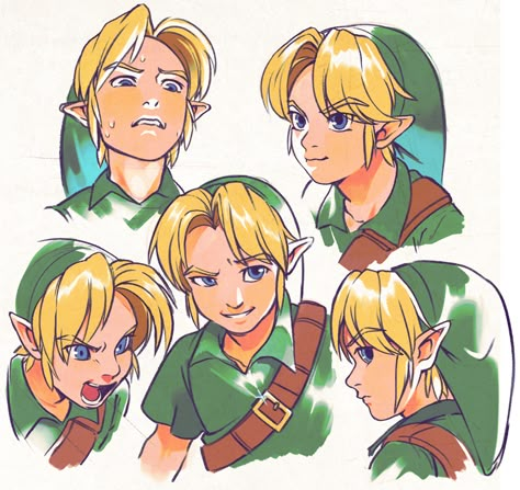 Ocarina Of Time Art, Zelda Artwork, Oot Link, Zelda Drawing, Art Twitter, Link Art, Majoras Mask, Link Zelda, Zelda Art