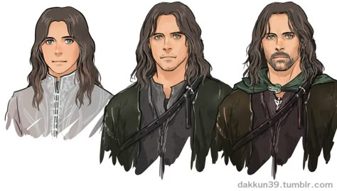 <><> Aragorn, from child to adult. John Howe, Middle Earth Art, Lotr Art, Tolkien Art, The Silmarillion, Fellowship Of The Ring, Thranduil, Jrr Tolkien, Legolas