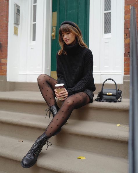 R O C K Y B A R N E S on Instagram: “Saturdays in the city☕️📷 @matt_coop” Rocky Barnes Style, Rocky Barnes, Coffee Girl, Women Legs, Winter Looks, New Wardrobe, Sweater Weather, Womens Oxfords, Winter Wardrobe