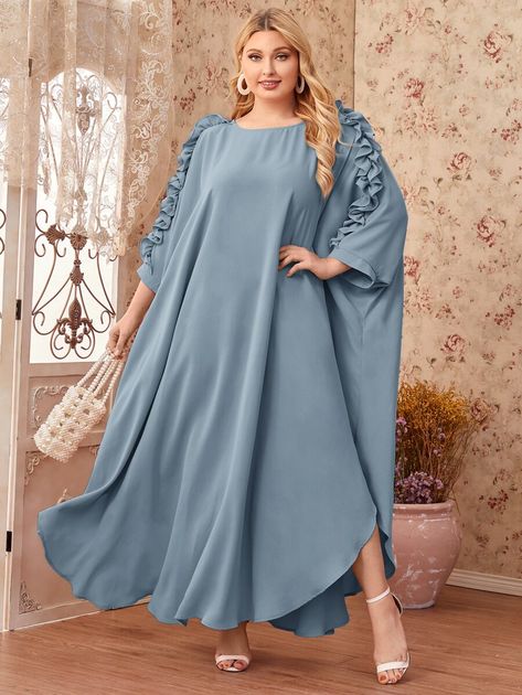 Dolman Sleeve Maxi Dress, Fall Plus Size, Islamic Dress, African Design Dresses, Sleeve Maxi Dress, Abayas Fashion, Plus Size Maxi Dresses, African Fashion Dresses, Plus Dresses