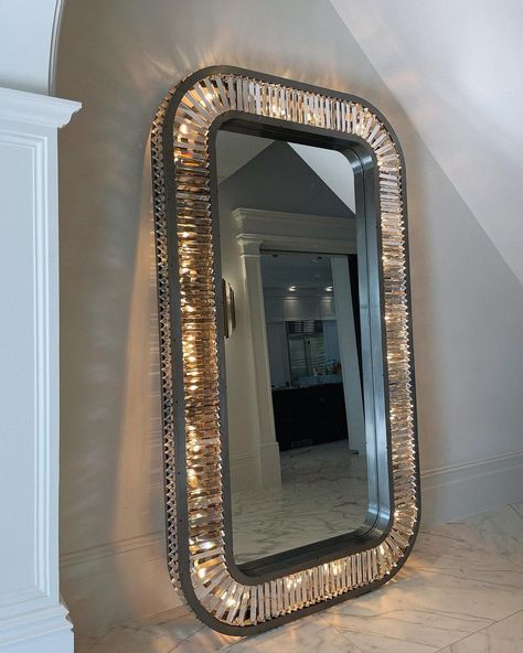 Are you really…finally… mine?☁️ Some of you will know the story behind this mirror… this is not the first time I have purchased it🤣… | Instagram Tommy Fury, Salon Suites, Closet Layout, Art Deco Mirror, House On The Rock, Beautiful Mirrors, Decor Home Living Room, City Design, House Goals