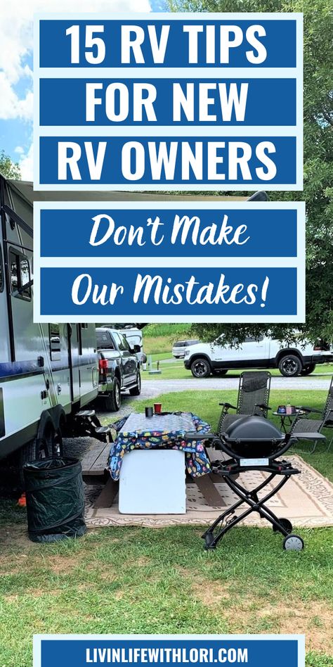 Rv Must Haves, Rv Camping Trips, Camping For Beginners, Rv Camping Tips, Camper Organization, Travel Trailer Camping, Rv Organization, Rv Tips, Rv Adventure