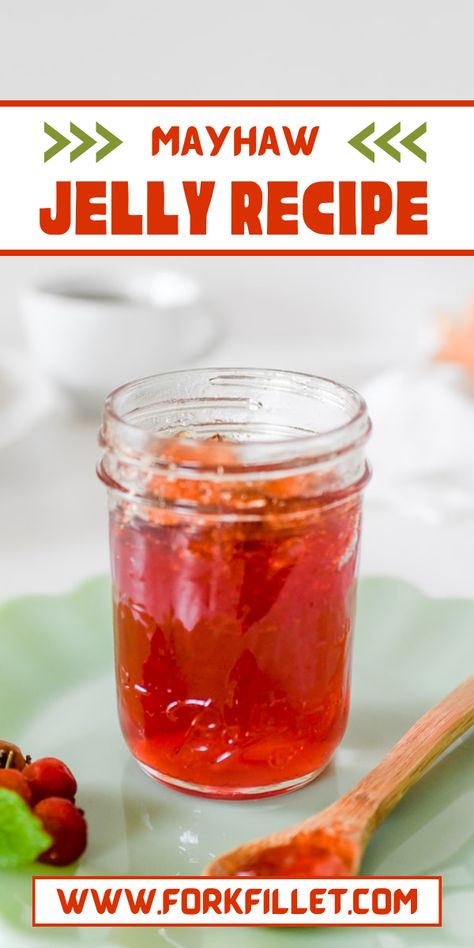 I have tasted many jellies but the taste of Mayhaw Jelly is unbeatable and irresistible. Satisfy your jelly love with this mouth-watering Mayhaw jelly recipe. How To Make Mayhaw Jelly, Recipe For Rex Jelly, Apply Jelly Recipe, Home Made Jelly Recipes, Mayhaw Recipes, Mayhaw Jelly Recipe, Mayhaw Jelly, Jelly Maker, Pectin Recipes