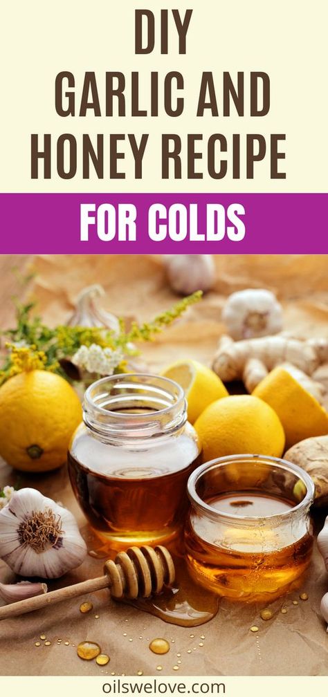 Whip up this easy DIY garlic honey cold remedy to kick that pesky cold to the curb! It's a natural and delicious way to boost your immune system and soothe those annoying symptoms. Get the recipe here! Garlic Cold Remedy, Honey Remedies, Garlic And Honey, Garlic Supplements, Fermented Honey, Cold Remedy, Garlic Honey, Garlic Benefits, Easy Cold