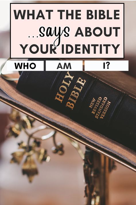 christian identity struggle Identity In Christ Woman, Daily Devotional Quotes, Women Devotional, Bible Topics, Bible Verses For Women, Bible Says, Christian Woman, Daily Encouragement, Who Am I