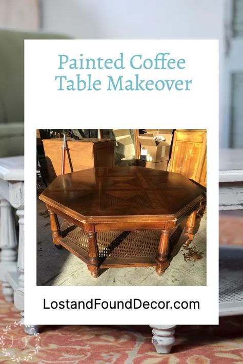 Glass Coffee Table Makeover, Mcm Coffee Table, Painted Coffee Table, Antique Booth Displays, Coffee Table Makeover, Painted Coffee Tables, Flea Market Style, Table Makeover, Booth Display