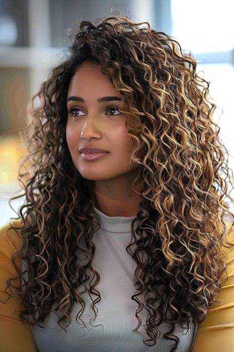 The Best Curly Hairstyles & Haircuts of 2024 - Cuts & Hues Hair Styles Natural, Best Curly Hairstyles, Mommy Hairstyles, Natural Curly Hair Cuts, Highlights Curly Hair, Natural Curly Hair, Colored Curly Hair, Updos For Medium Length Hair, Permed Hairstyles