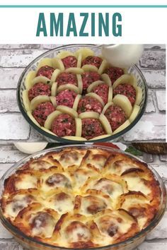 Meatball Potato, Recipes Using Meatballs, Meatballs And Potatoes, Meatballs And Cheese, Boil Potatoes, Meatball Dishes, Cheesy Meatballs, Potatoes Baked, Meatball Dinner