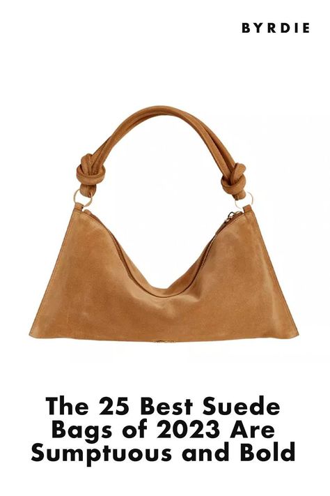 Suede Bags For Women, Brown Suede Bag, Slouchy Purse, Bottega Veneta Jodie, Tan Leather Handbags, Bags Sewing, Suede Tote Bag, Best Crossbody Bags, Suede Purse