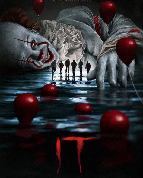 🎈#it2 Es Pennywise, It Chapter Two, It Pennywise, Artwork Lighting, Pennywise The Clown, Pennywise The Dancing Clown, Jay Ryan, Snoopy Halloween, Losers Club