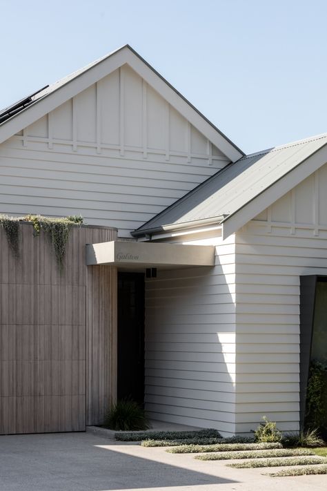 Beige Metal Roof, Farmhouse Style Exterior, Fishermans Cottage, Roof Extension, Small Sheds, Cottage Style Home, Coastal Cottage, Style Home, Coastal Living