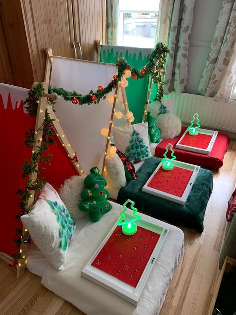 Christmas Teepee, Teepee Sleepover Party, Teepee Sleepover, Teepee Tent, Sleepover Party, Christmas Themes, Christmas Ideas, Tent, Gift Wrapping