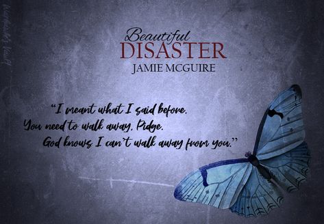 Beautiful Disaster by Jamie McGuire Beautiful Disaster Quotes, Jamie Mcguire, Strong Emotions, Romance Books Quotes, Beautiful Series, Teen Romance Books, Outlander Book, Book Enthusiast, Books Quotes