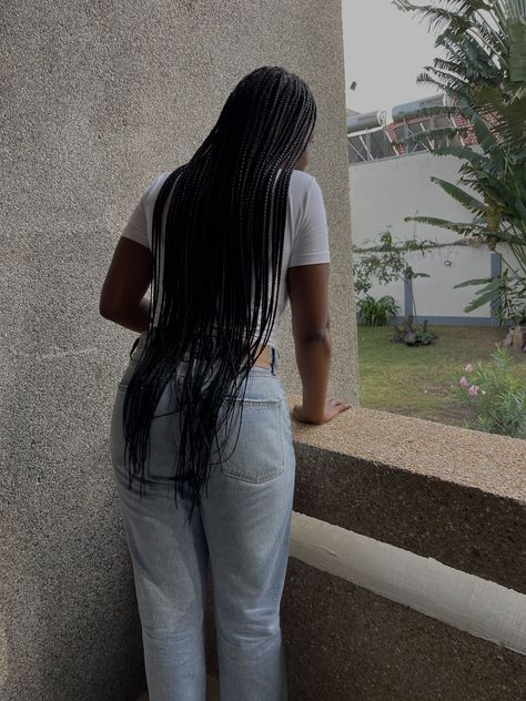 Long Small Knotless, Long Small Knotless Braids, Small Knotless Braids, Small Knotless, Protective Style, Knotless Braids, Protective Styles, Jade, Overalls