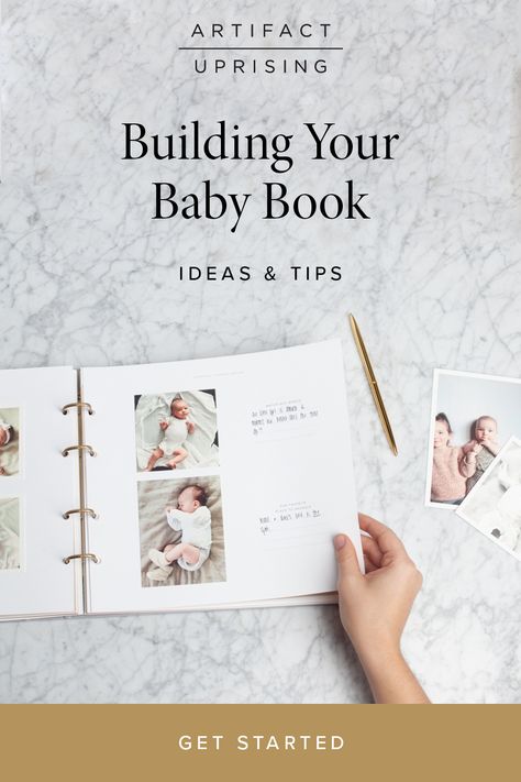 Our Baby Book, The Story of You, is intended to spark ideas, conversation, and inspiration for creating a baby scrapbook your family will enjoy now and in the future. With that in mind, we’ve compiled a few helpful baby book ideas and tips for making it truly yours, with ease! Baby Book Ideas, Scrapbook Baby Book Ideas, Baby Books Diy, Thoughtful Baby Shower Gifts, Artifact Uprising, New Mama, Baby Memory Book, Baby Journal, Baby Album