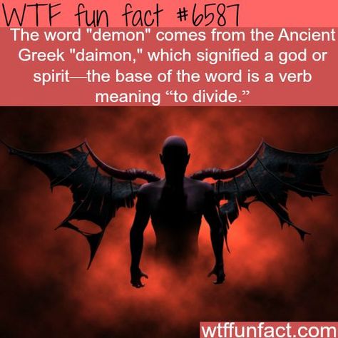 Demon - WTF fun facts Demon Facts, Writers Space, Paranormal Facts, Worldbuilding Ideas, New Facts, World Mythology, Cool Science Facts, Legends And Myths, Funny Random