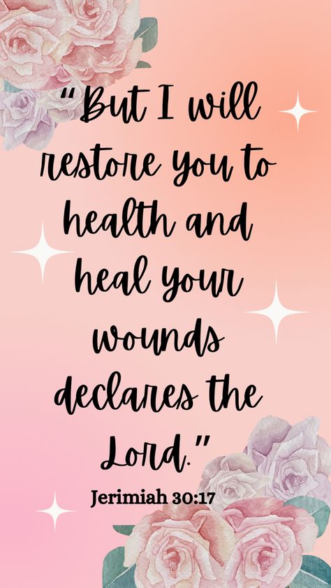 Faith And Healing Quotes, Thankful To God For Healing Quotes, Healing And Restoration Quotes, Lord Heal Me Quotes, Heal My Body Lord, Scriptures Of Healing Faith, Scripture Of Healing, Faith Healing Quotes, God Will Heal Me Quotes